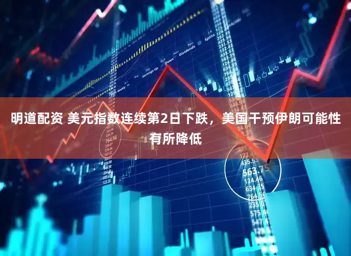 明道配资 美元指数连续第2日下跌，美国干预伊朗可能性有所降低